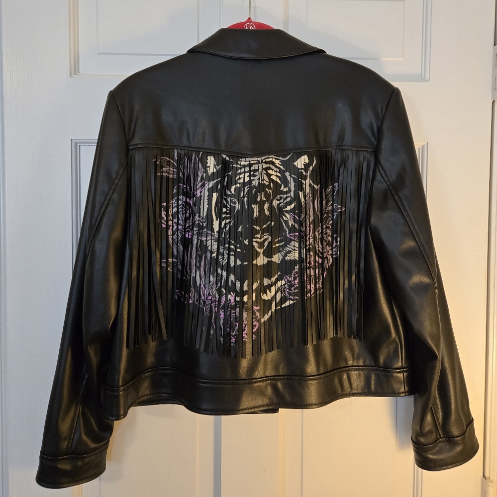 G By Giuliana Faux Leather Jacket